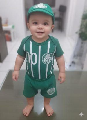 Kit Body merversário Palmeiras