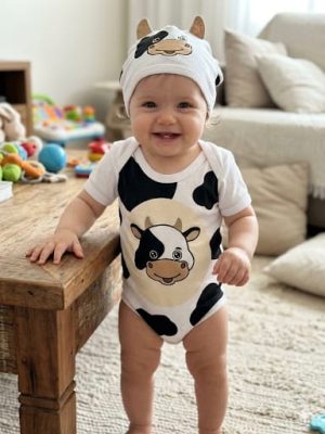 Body Temático mesversário Bezerrinho